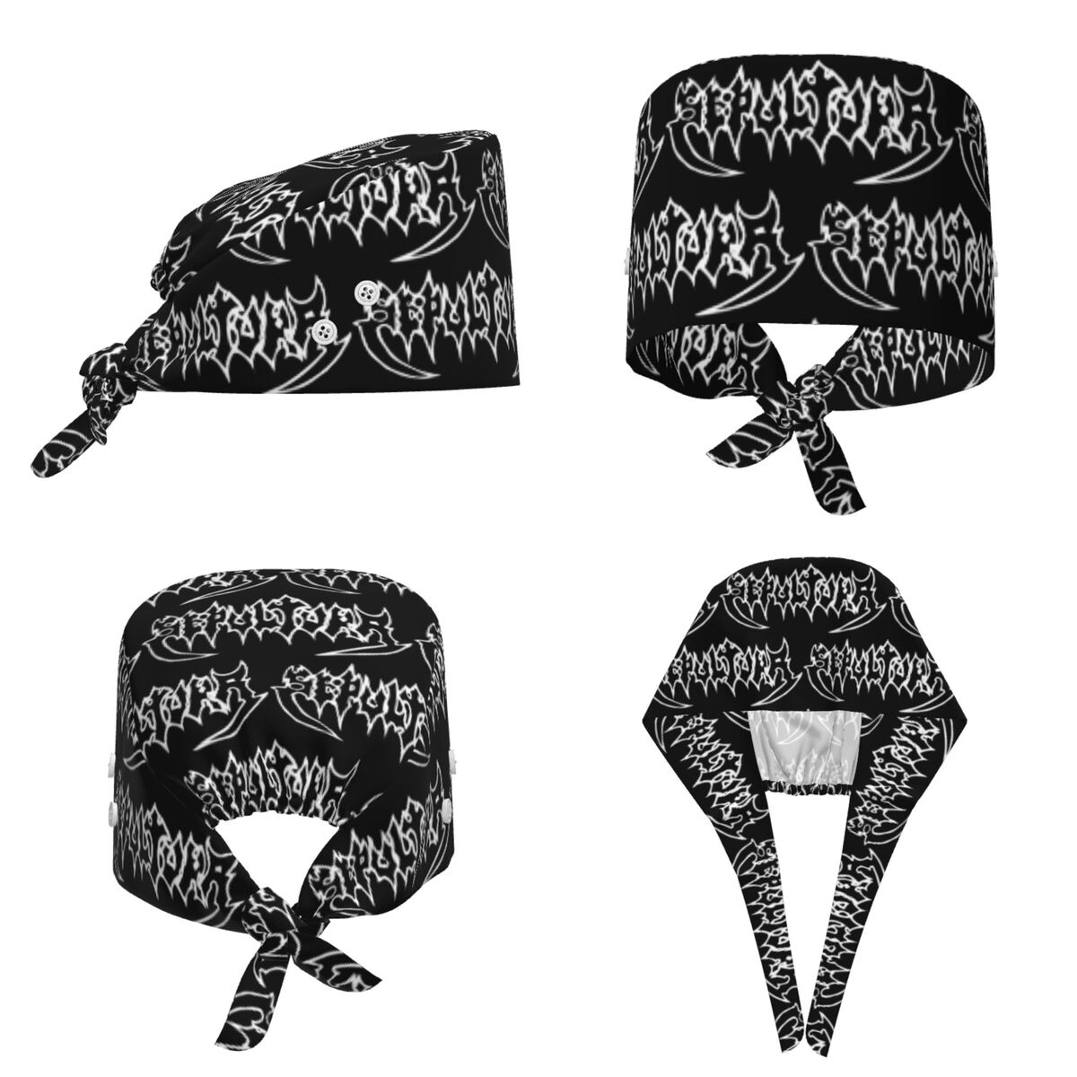 Men Accessories H&M - Topi Scrub Sepultura Slayer Death Metal,