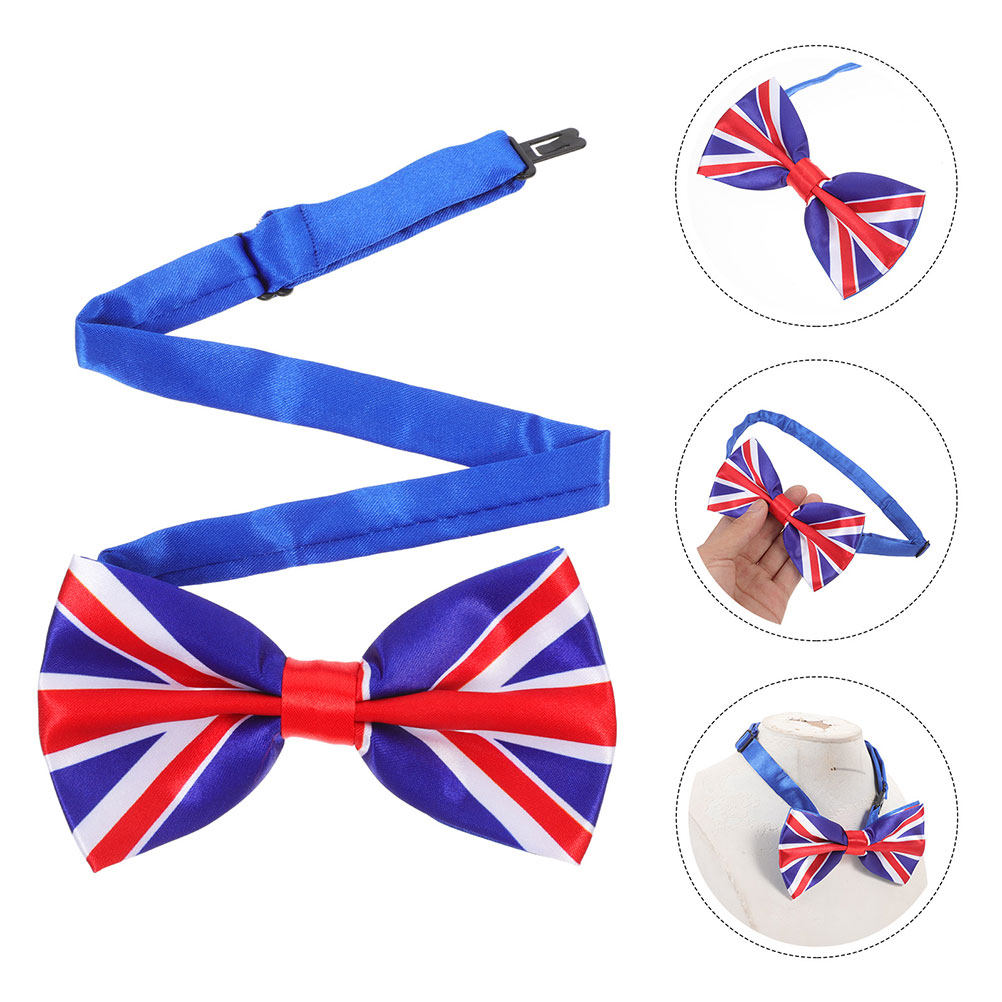 Men'S Accessories Uk - 2Pcs Dasi Kupu-Kupu Bendera Inggris Benang