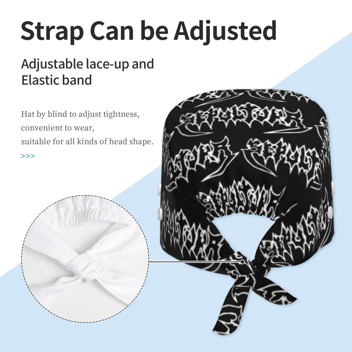 Topi Scrub Sepultura Slayer De - Men Accessories H&M ulasan dan harga