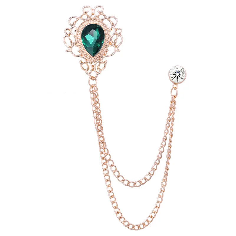 Pin Kerah Kristal Berlian Imit - Men'S Accessories Jewelry ulasan dan harga