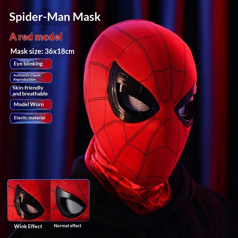 Topeng Spider-Man dengan Mata  - Men Accessories H&M ulasan dan harga