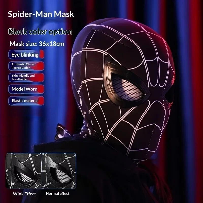 Topeng Spider-Man dengan Mata  - Men Accessories H&M ulasan dan harga
