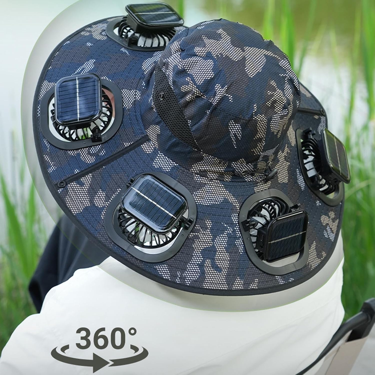 Topi Kipas Tenaga Surya Hot 6  - Men Accessories H&M ulasan dan harga