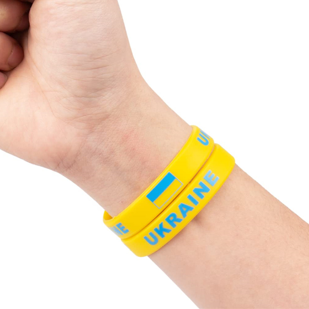 2 buah gelang bendera Ukraina  - Men'S Accessories Uk ulasan dan harga