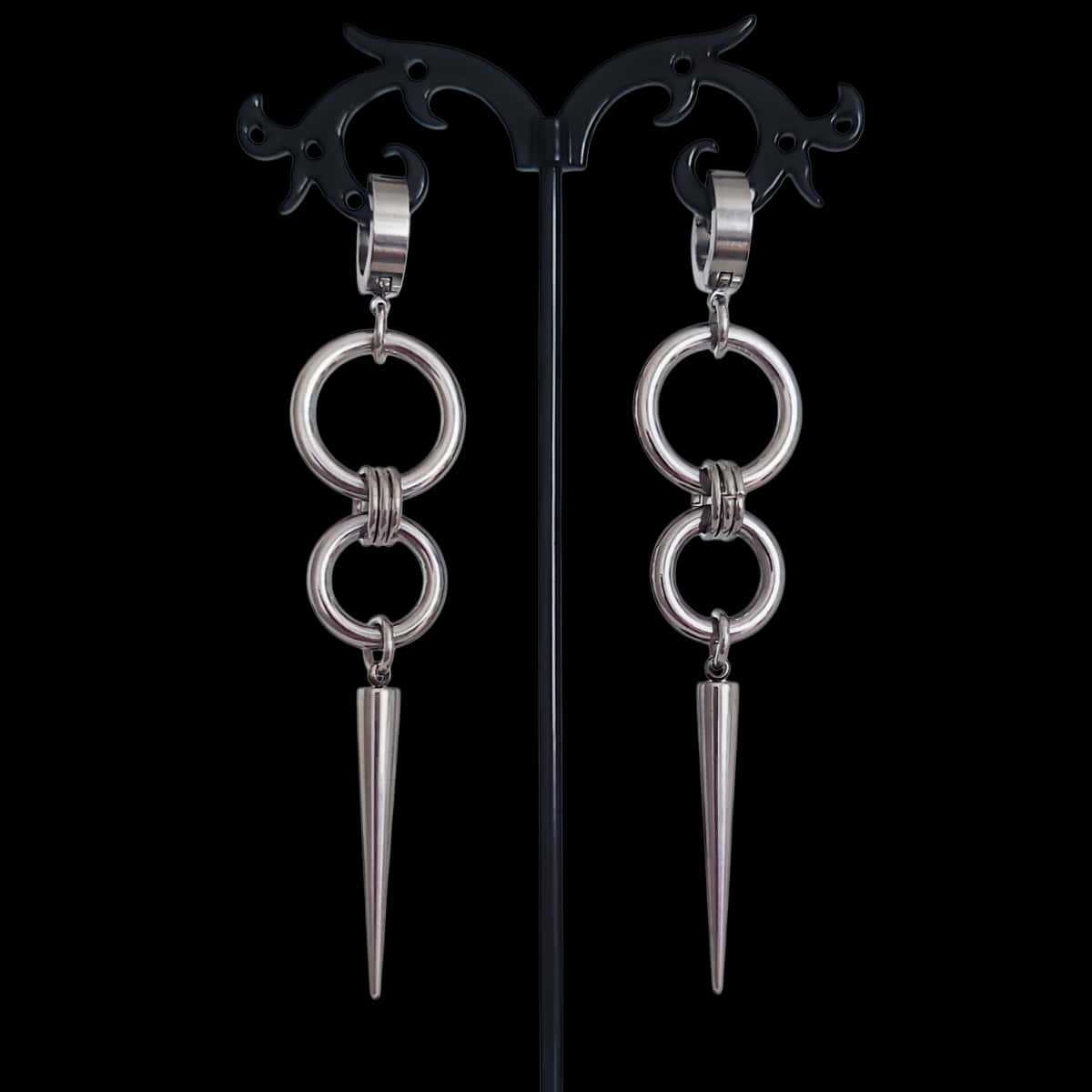 Anting-anting rivet punk, perh - Men Accessories Tips ulasan dan harga